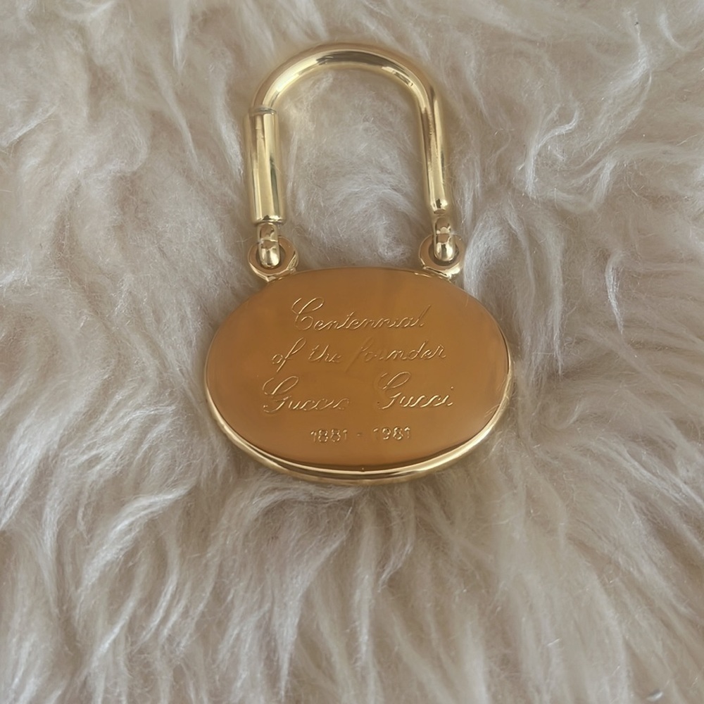 Vintage NIB 1981 GUCCI Key Ring Centennial Of The Founder - Picture 5 of 7
